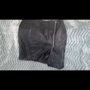 Leather skirt